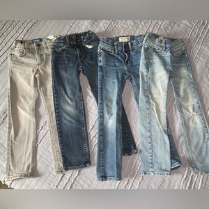 Lot of 4 boys skinny jeans (ON and Abercrombie)